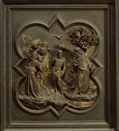 Christ is Baptised by John Lorenzo Ghiberti